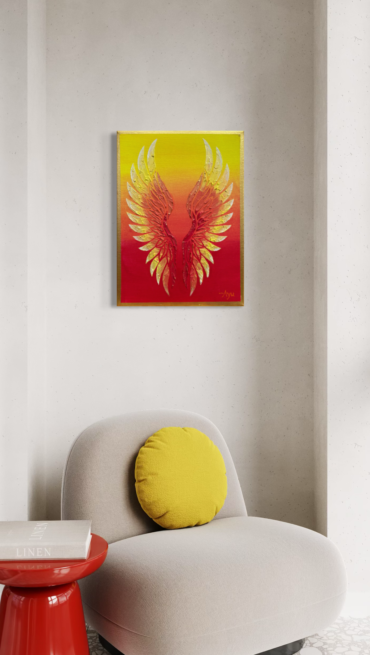 Courage Wings Original artwork
