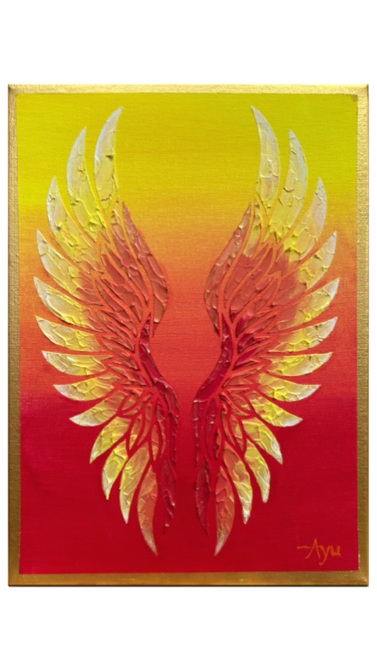 Courage Wings Original artwork