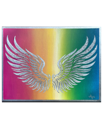 Rainbow Wings Original Artwork